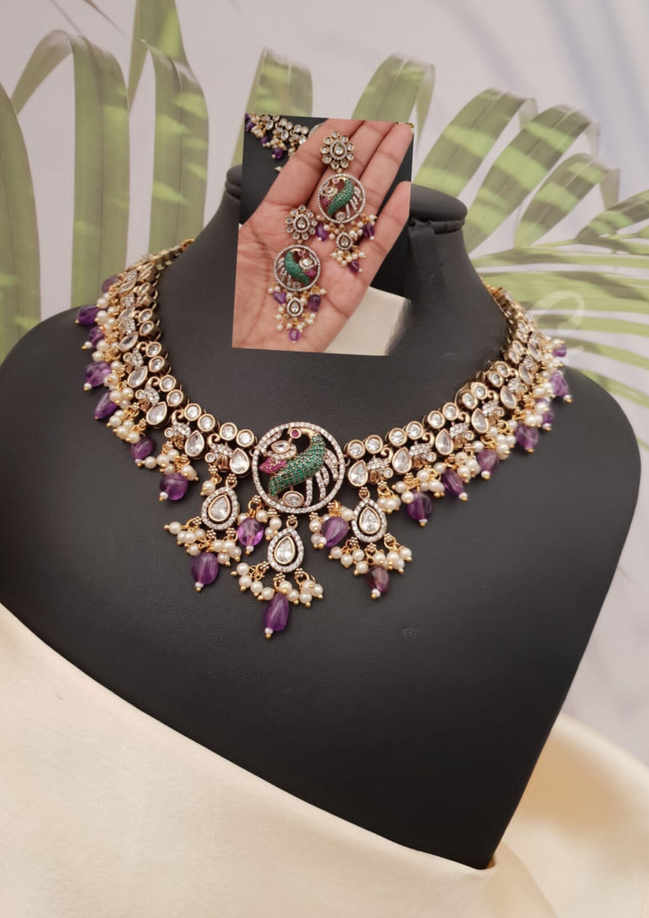 Victorian jewellery necklace set with earrings SSG102250