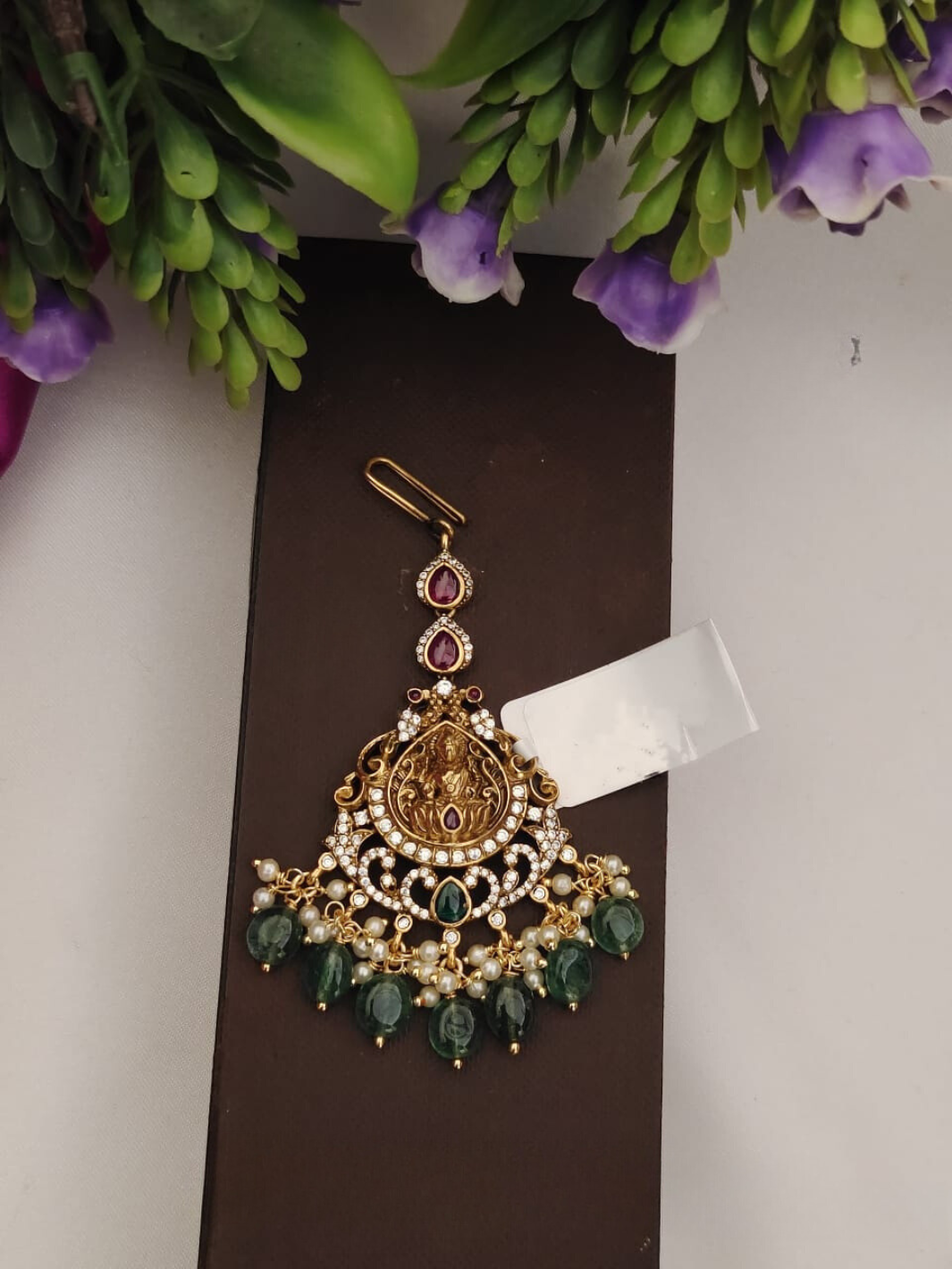 Victorian jewel temple jewellery mangtikka PC'S 90076